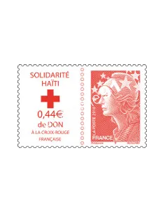 ADH. n° 388 - "Solidarité Haïti"  Marianne Rouge