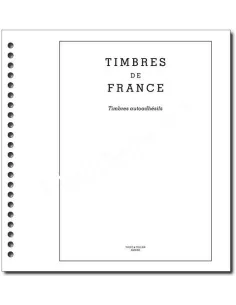 -                        PAGES TITRE SC TIMBRES DE FRANCE : TIMBRES-AUTOADHESIFS  (à l'unité)