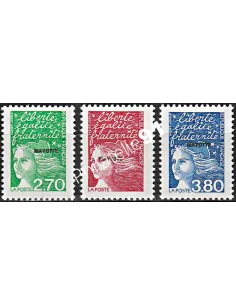 Mayotte n° 48 à 50 - collection timbres Dom-Tom