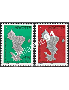Mayotte n° 96 à 97 - collection timbres Dom-Tom