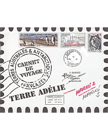 TAAF -  n° 308 à 321 - "Carnet de voyage". Aquarelles