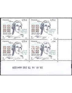 Coin daté sur Timbre n° 5036 (2016), Collection timbres France