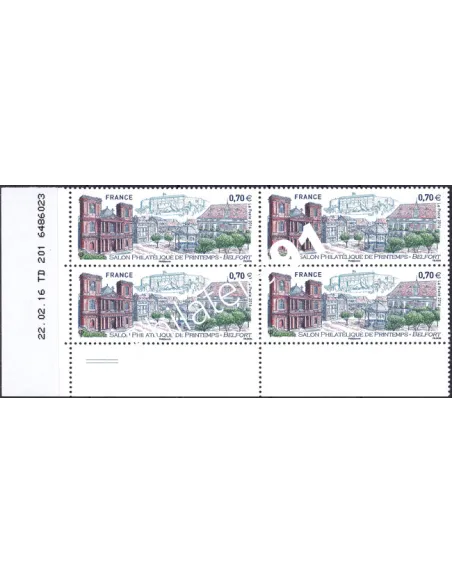 Coin daté sur Timbre n° 5041 (2016), Collection timbres France