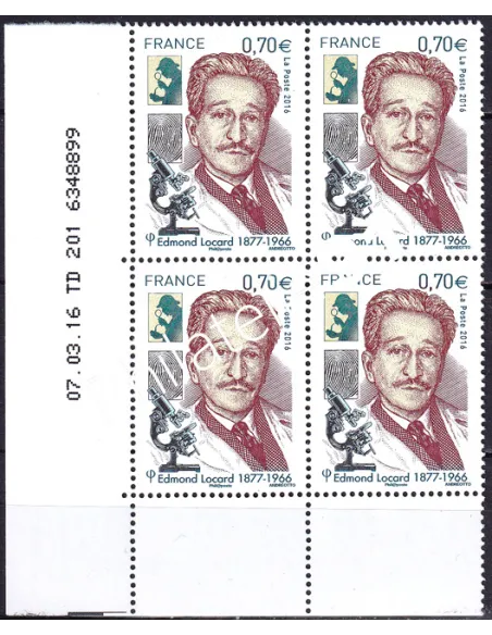 Coin daté sur Timbre n° 5043 (2016), Collection timbres France
