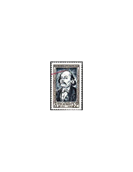 Timbre n°  930a neuf**- Gustave Flaubert - Papier carton