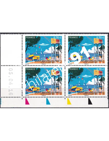 Coin daté sur Timbre n° 5047 (2016), Collection timbres France