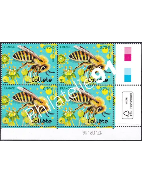 Coin daté sur Timbre n° 5051 (2016), Collection timbres France