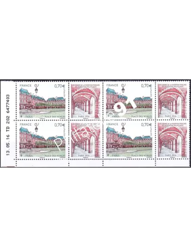 Coin daté sur Timbre n° 5055 (2016), Collection timbres France