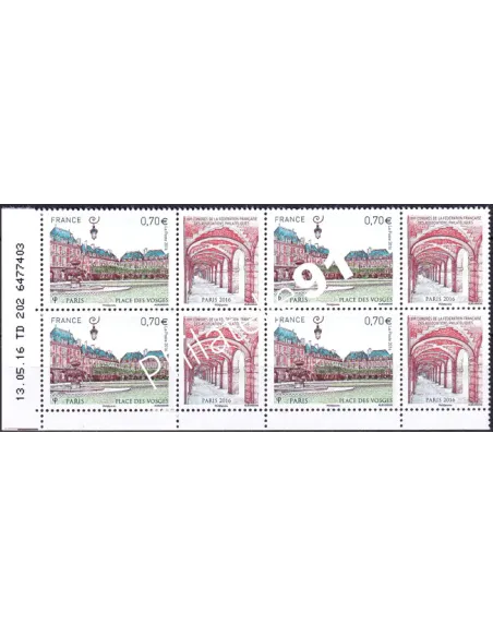 Coin daté sur Timbre n° 5055 (2016), Collection timbres France