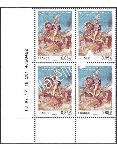 Coin daté sur Timbre n° 5157 (2017), Collection timbres France