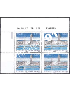 Coin daté sur Timbre n° 5166 (2017), Collection timbres France