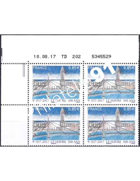 Coin daté sur Timbre n° 5166 (2017), Collection timbres France