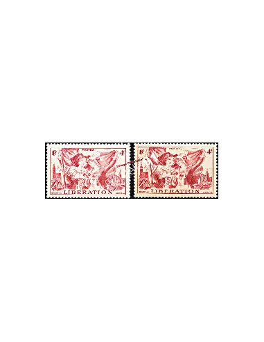 Timbre de France n° 739 ** - libération Alsace-Lorraine - Variété de papier