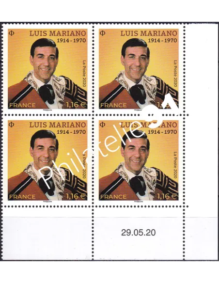 Coin daté sur Timbre n° 5412 (2020), Collection timbres France