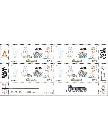 Coin daté sur Timbre n° 5415 (2020), Collection timbres France