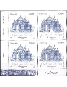 Coin daté sur Timbre n° 5507 (2021), Collection timbres France