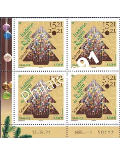 Coin daté sur Timbre n° 5544 (2021), Collection timbres France