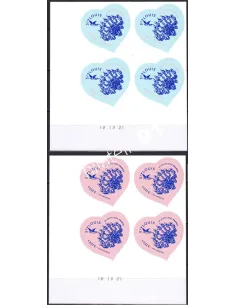 Coin daté sur Timbres adhésifs n° 2097 à 2098 (2021), timbres France