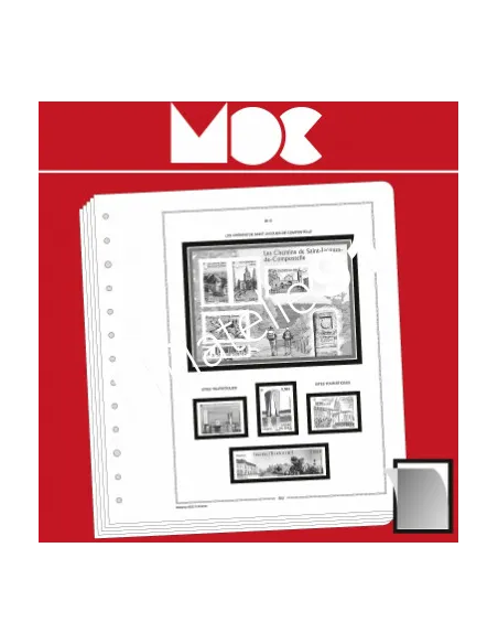 MOC-SF Feuilles préimprimées - Saint-Pierre-et-Miquelon IV