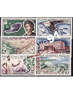 A.O.F. -  PA n° 22 à 27 - Centenaire de Dakar