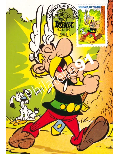 Entier Postal avec oblitération 1er Jour, Astérix, entiers France