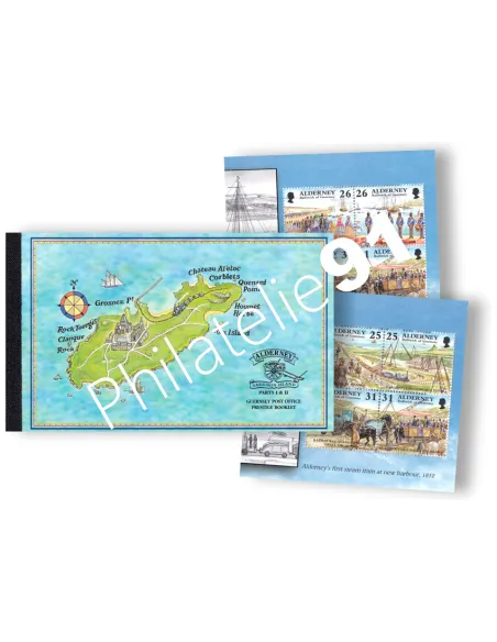 Alderney, Carnet de Prestige n° C122, Collection timbres Europe
