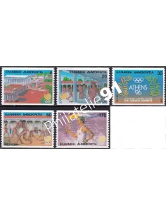 Grèce, n° 1669B à 1673B, collection timbres Europe