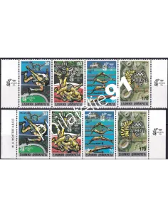 Grèce, 2 bandes n° 1699 à 1702, collection timbres Europe