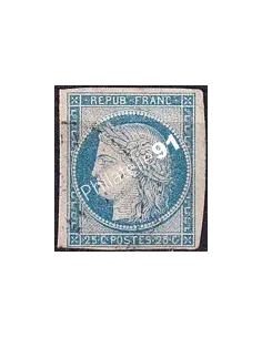 n°    4f non dentelé oblitéré - Type Cérès (250422-1)