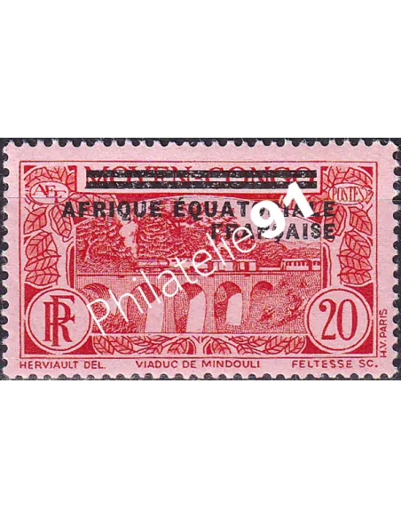 A.E.F. n° 7 charnière, collection timbres colonies françaises