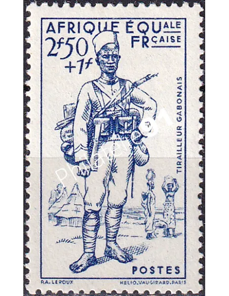 A.E.F. n° 89 charnière, collection timbres colonies françaises