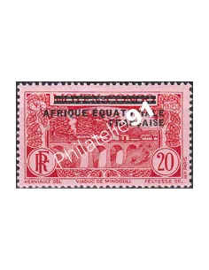 A.E.F. n° 7, collection timbres colonies françaises