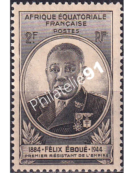 A.E.F. n° 206, collection timbres colonies françaises