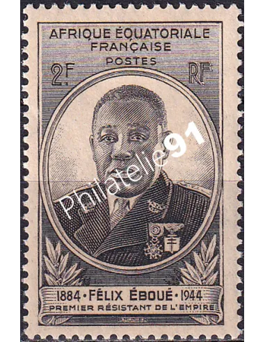 A.E.F. n° 206 charnière, collection timbres colonies françaises