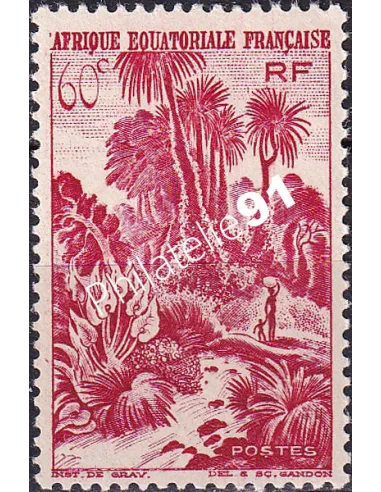 A.E.F. n° 212, collection timbres colonies françaises
