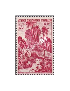 A.E.F. n° 212 charnière, collection timbres colonies françaises