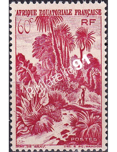 A.E.F. n° 212 charnière, collection timbres colonies françaises