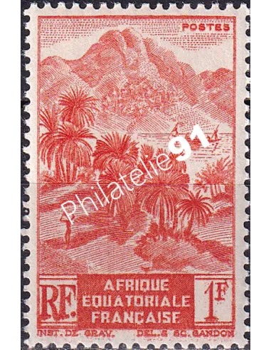 A.E.F. n° 214 charnière, collection timbres colonies françaises
