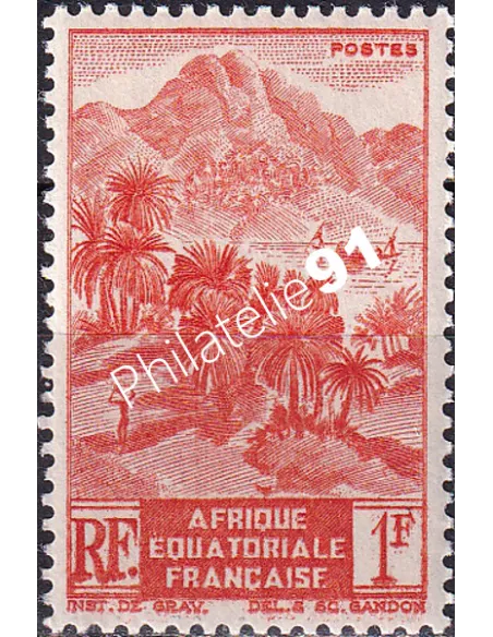 A.E.F. n° 214 charnière, collection timbres colonies françaises
