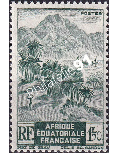 A.E.F. n° 216, collection timbres colonies françaises