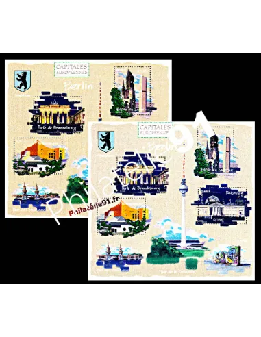 Bloc de Timbres de France n° 88 - Berlin, capitale européenne.Variété.
