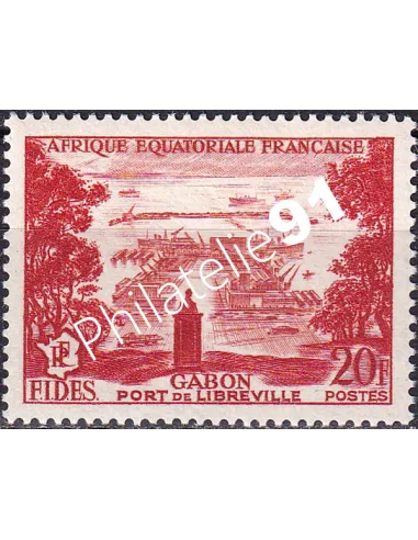 A.E.F. n° 235 charnière, collection timbres colonies françaises