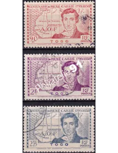 TOGO, n° 172 à 174 oblitéré, Timbres colonies françaises