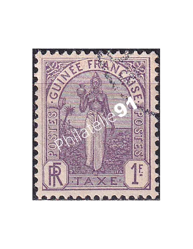 GUINEE, Timbre-Taxe n° 7, collection timbres Colonies