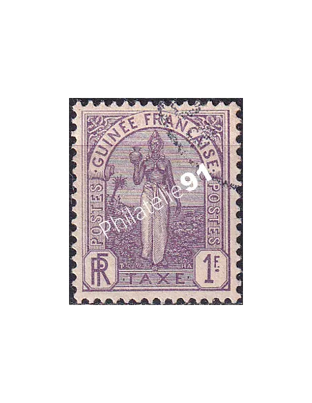 GUINEE, Timbre-Taxe n° 7, collection timbres Colonies
