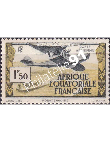 A.E.F. PA n° 1 charnière, collection timbres colonies françaises