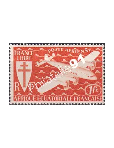 A.E.F. PA n° 22 charnière, collection timbres colonies françaises