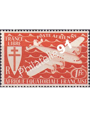 A.E.F. PA n° 22 charnière, collection timbres colonies françaises