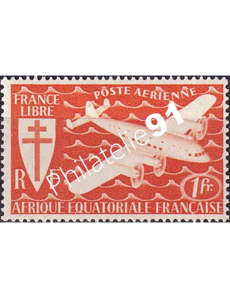 A.E.F. PA n° 22 charnière, collection timbres colonies françaises