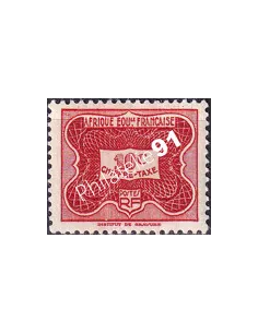 A.E.F. Timbre-taxe n° 12, collection timbres colonies françaises